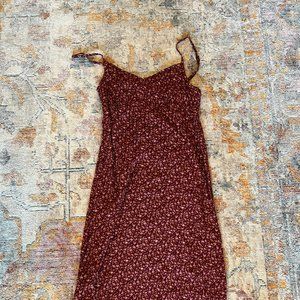 American Eagle Midi Slip Floral Dress